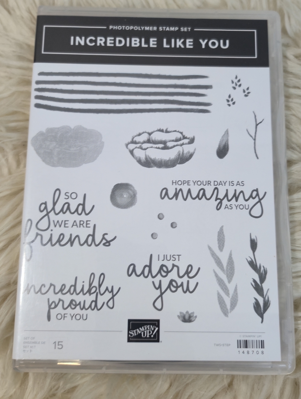 Stampin' Up! Incredible Like You Clear Mount Stamp Set